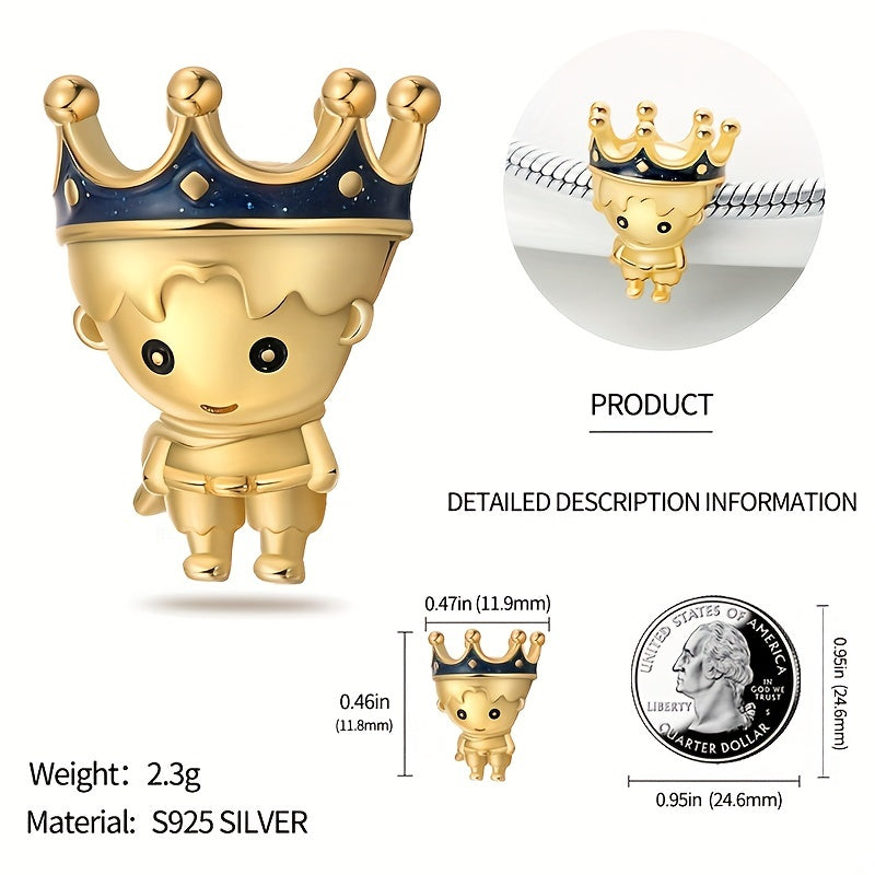 Rose Balloon Fox Tortoise Charm Bead Pendant for DIY Bracelet