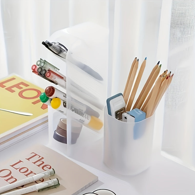 Desktop Storage Box Pen Holder Student Stationery Makeup Brush Holder