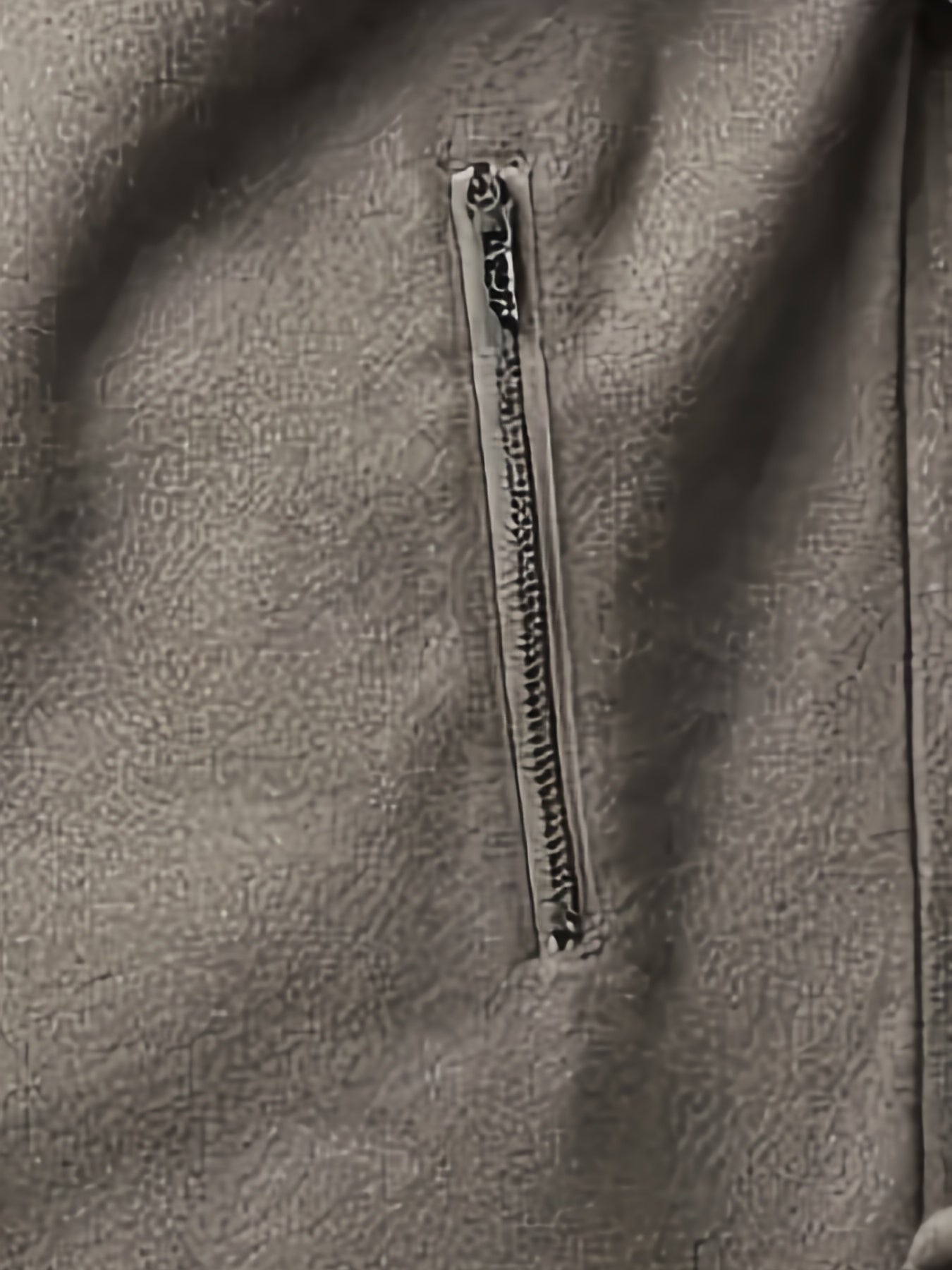 Men's PU Jacket Stand Collar Zip-Up Faux Leather