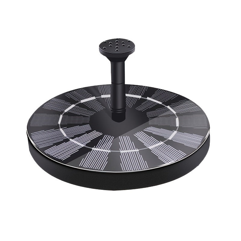 Circular Solar Fountain Outdoor Pool Bird Bath Courtyard Garden Fountain