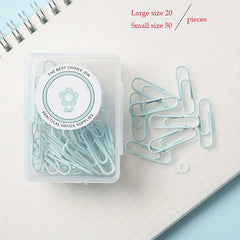 Colorful Paper Clip Creative Paper Clip with Storage Box