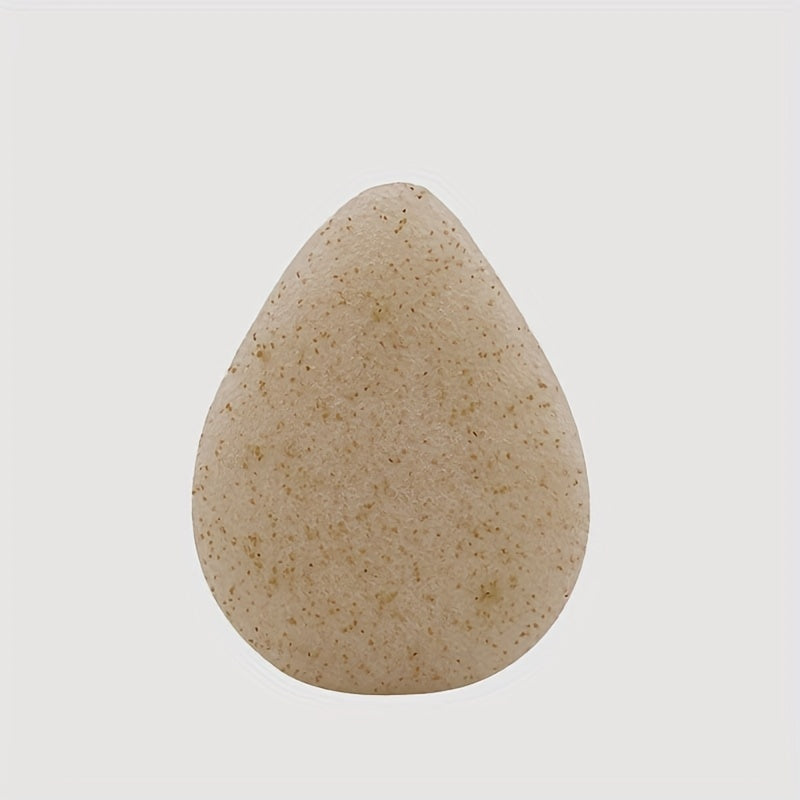 2pcs Walnut Seed Frosted Potato Face Wash Puff Exfoliating Water Drop Sponge