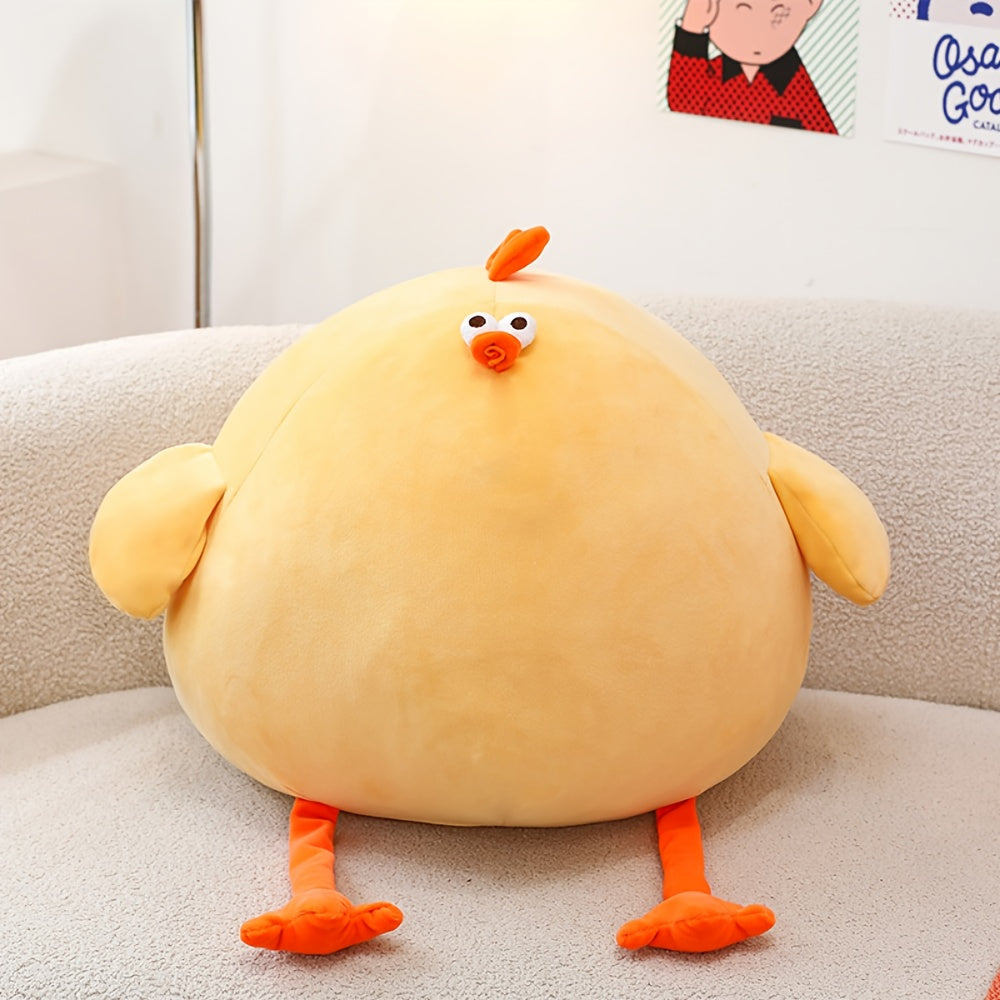Little Yellow Chicken Plush Toy Soft Stuffed Animal Doll Perfect Gift for Kids