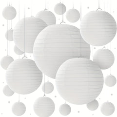 25pcs Paper Lantern Set Party Decorations Birthdays Weddings