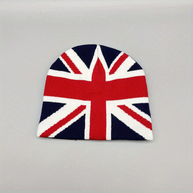 British Flag Beanie Hat Autumn Winter Street Warm Hat