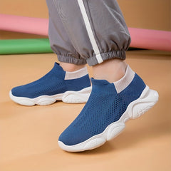 Boys Breathable Knit Sneakers Casual Running Shoes