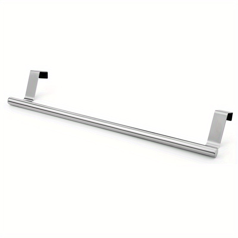 Stainless Steel Towel Rack for Bathroom and Kitchen Curved Door Storage