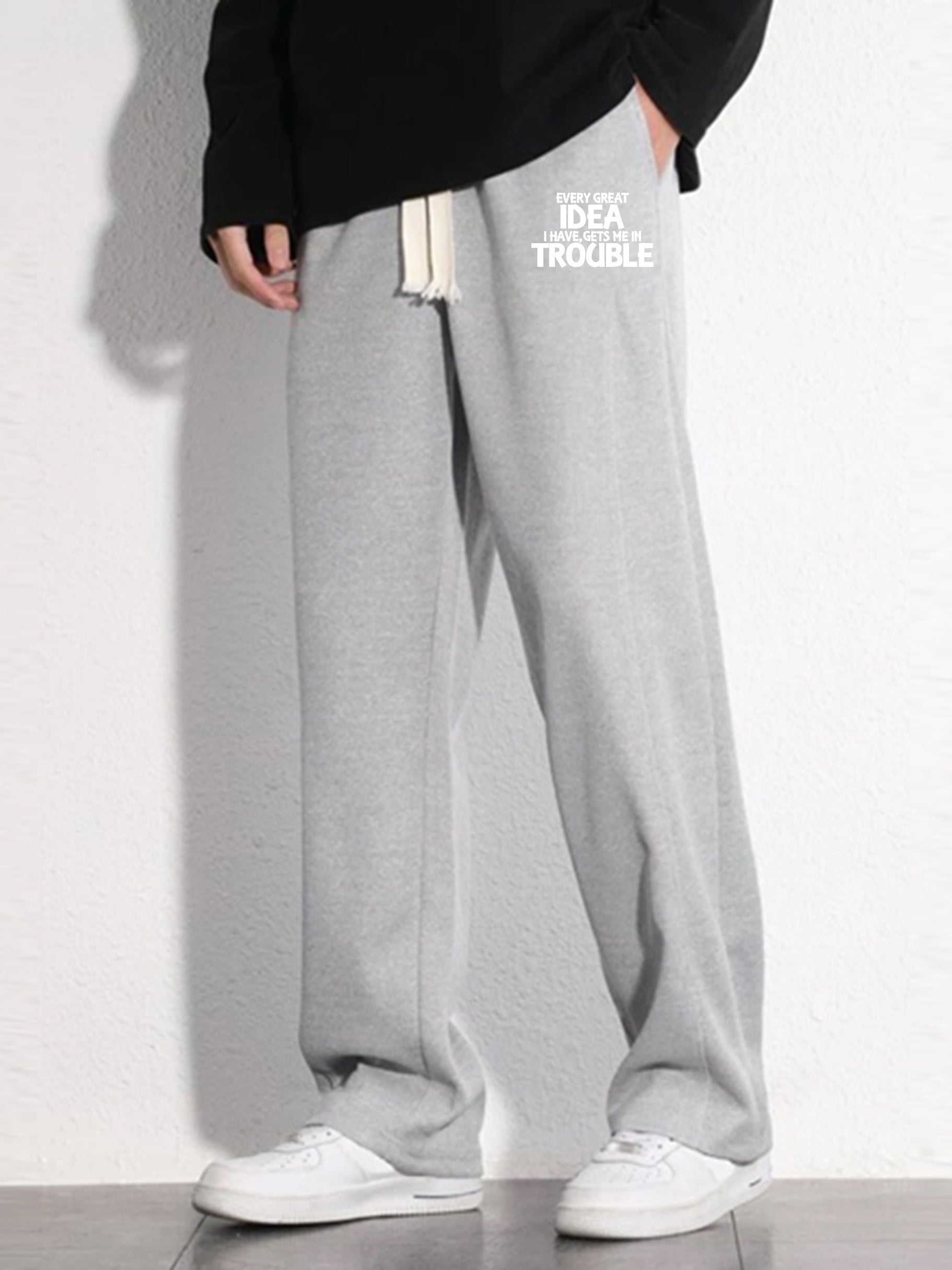 Men's Casual Stretch Waist Drawstring Joggers