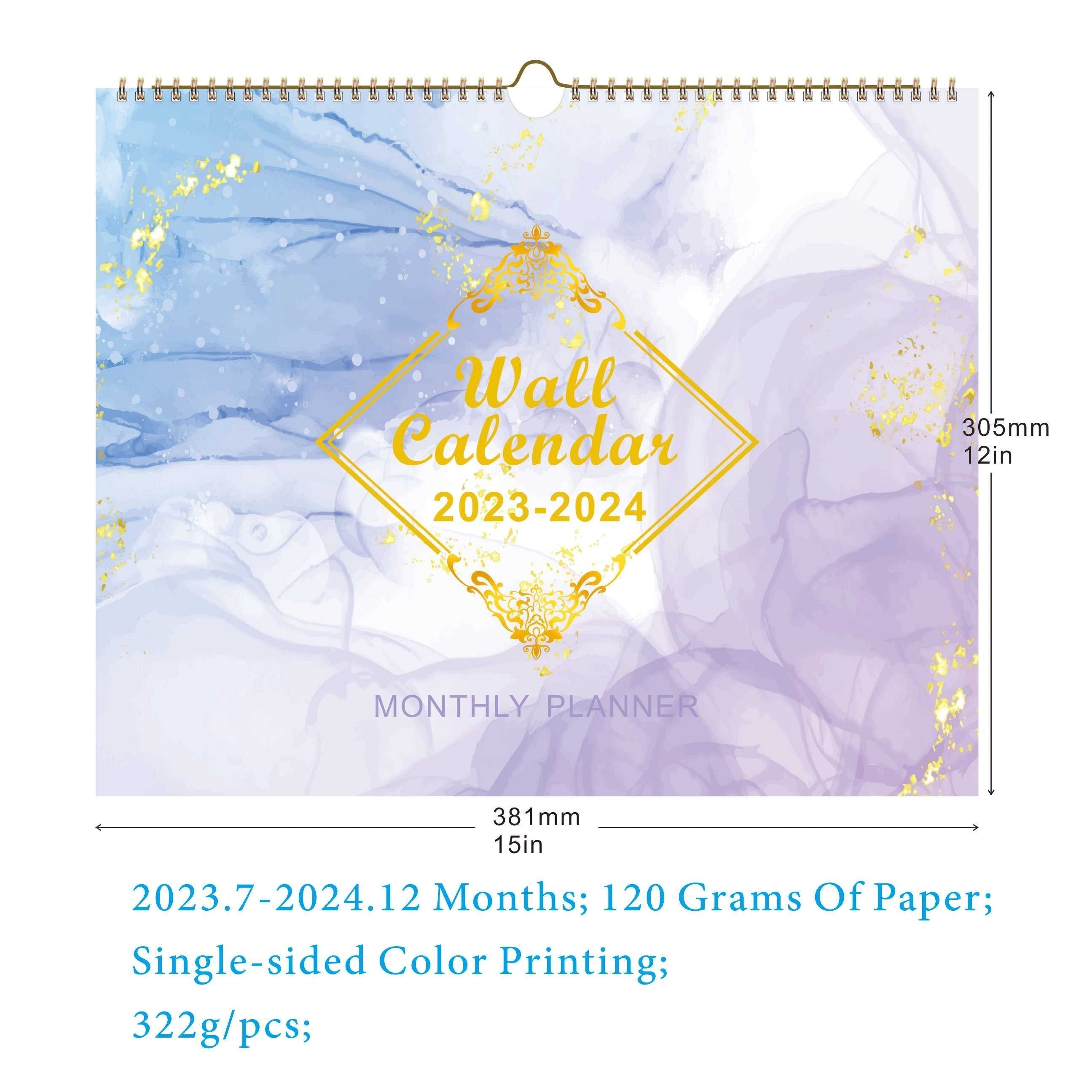 2023 Calendar 20 Sheets Single Sided 120g Writing Paper