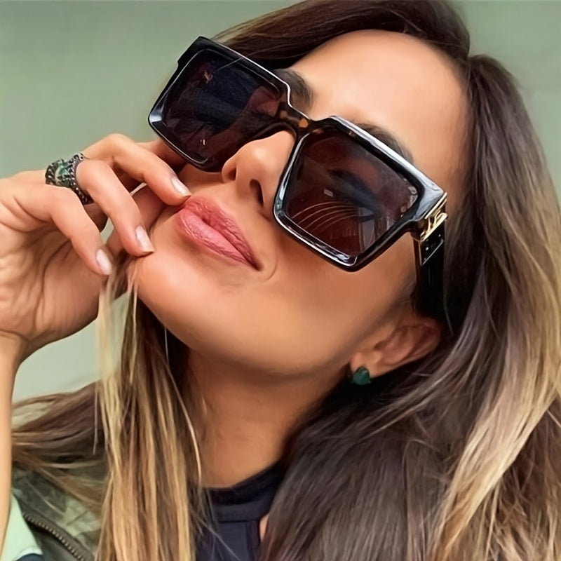 Women's Large Frame Sunglasses UV400 Outdoor Shades Glasses