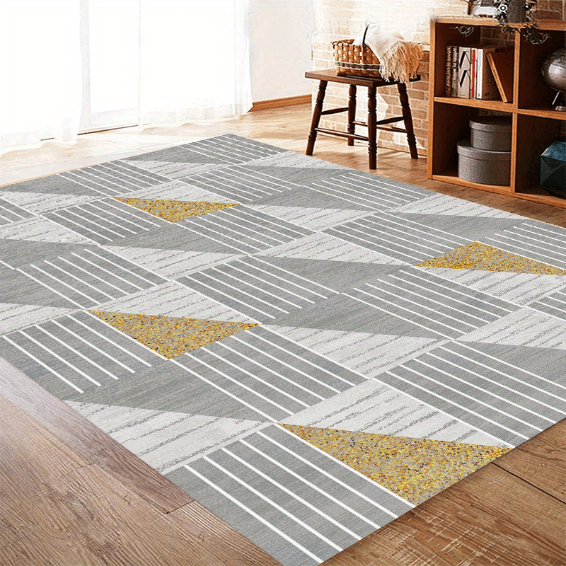 Fluffy Wool Area Rug Modern Large Carpet for Living Room Bedroom