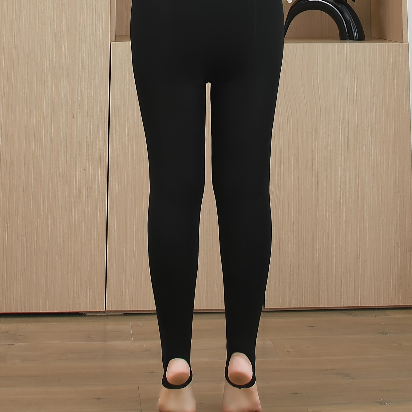 Plush Lined Tights Opaque High Waist Thermal Leggings Women's Stockings
