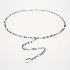 Metal Waist Chain Belt for Women Dress Clothes Accessories