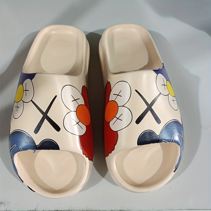 Unisex Cartoon Cloud Slides Pillow Slippers Non Slip Shoes For Indoor Outdoor