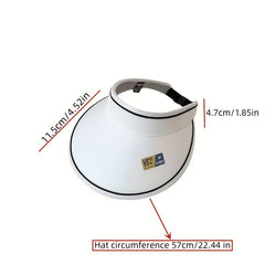 UPF50 Visor Hat Wide Brim UV Protection Sun Hats
