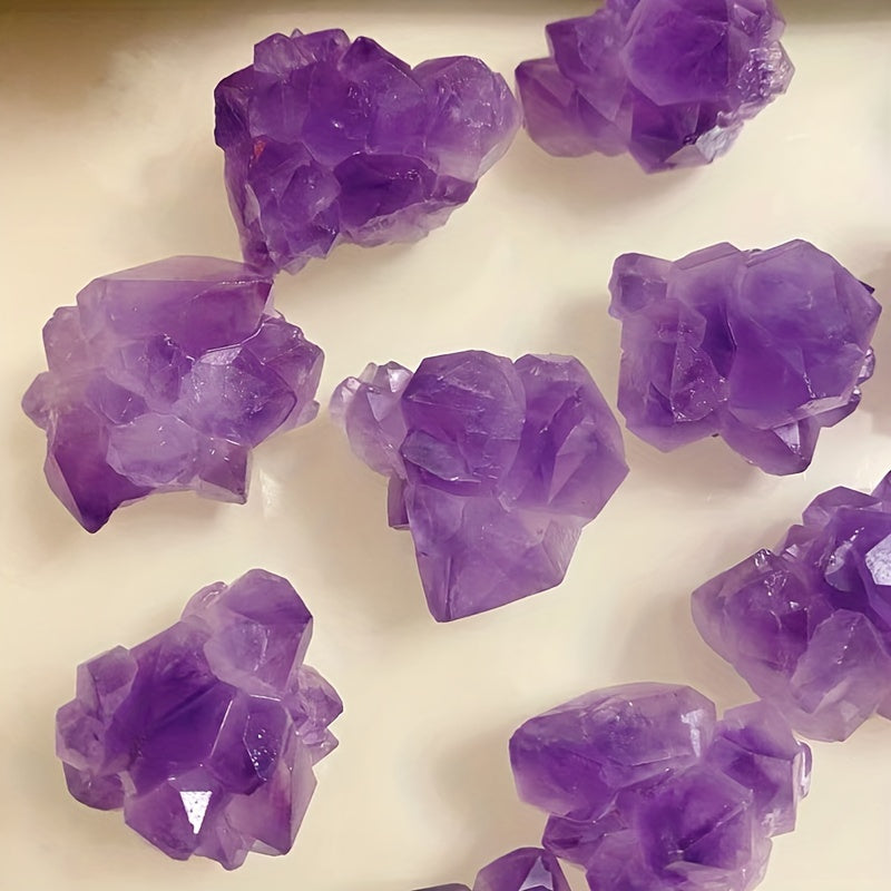 Natural Amethyst Raw Stone Purple Guardian Stone Ornament