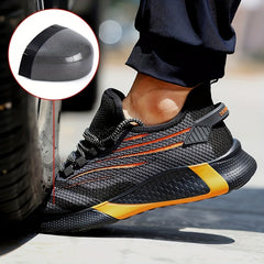 Unisex Steel Toe Work Safety Shoes Non Slip Breathable Sneakers