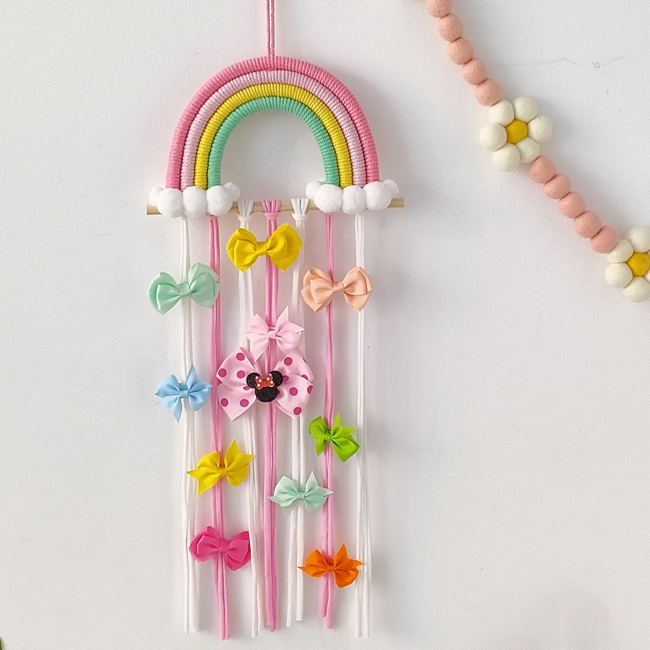 Adorable Bow Holder & Hairpin Organizer for Girls' Room