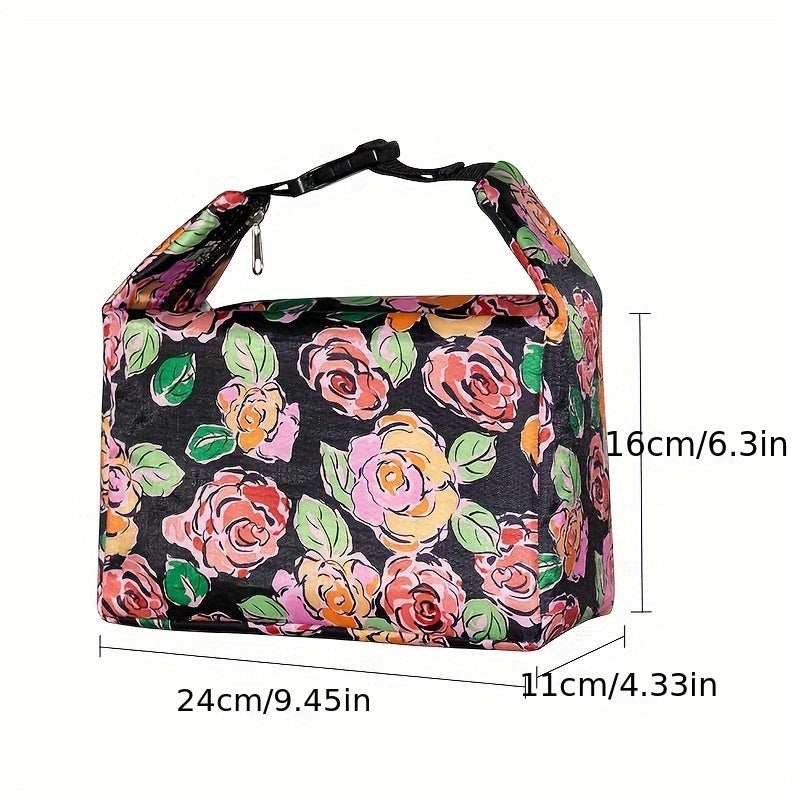 Oxford Cloth Lunch Bag Insulated Portable Outdoor Picnic