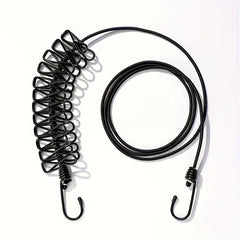 Adjustable Portable Travel Clothesline with 12 Clips