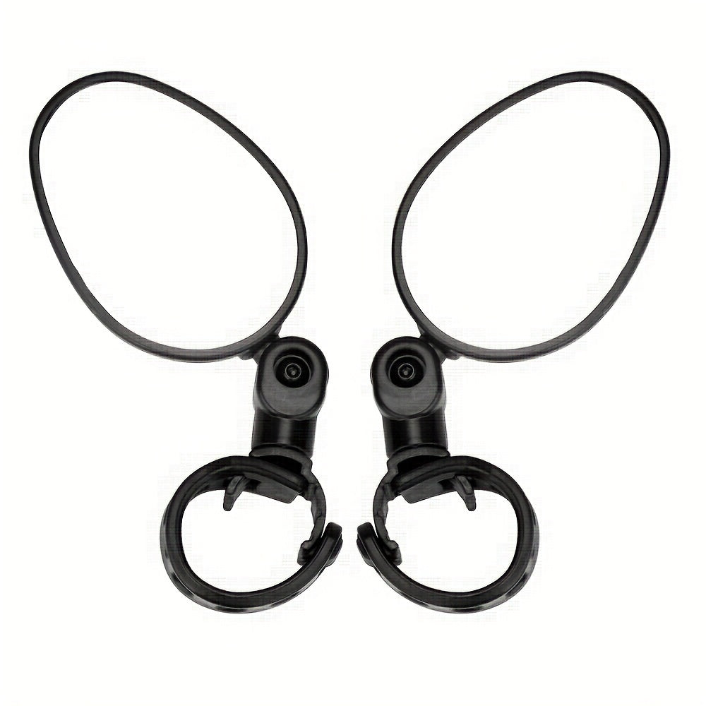 2pcs Adjustable Rotatable Bike Mirrors for MTB and Road Bikes