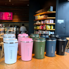 510ml Stainless Steel Coffee Tumbler with Lid