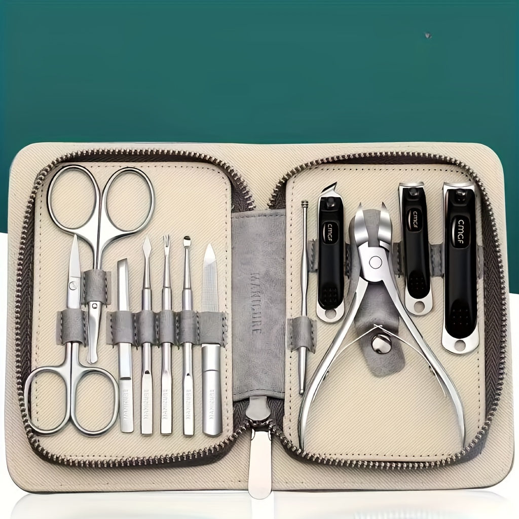 12pcs Nail Clippers Fingernail & Toenail Cutter Manicure Tool