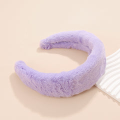 Solid Color Women Headband Hair Clip U-Shape Hair Hoop Hair Accessories
