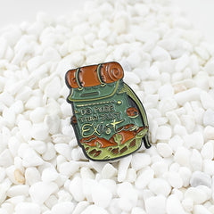 Hiking Backpack Brooch - Adventure Enthusiast Pin