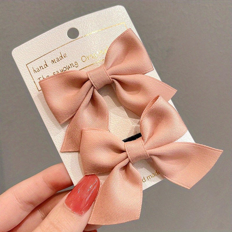 Sweet Cartoon Bow Hair Clips Decorative Hair Accessories for Girls