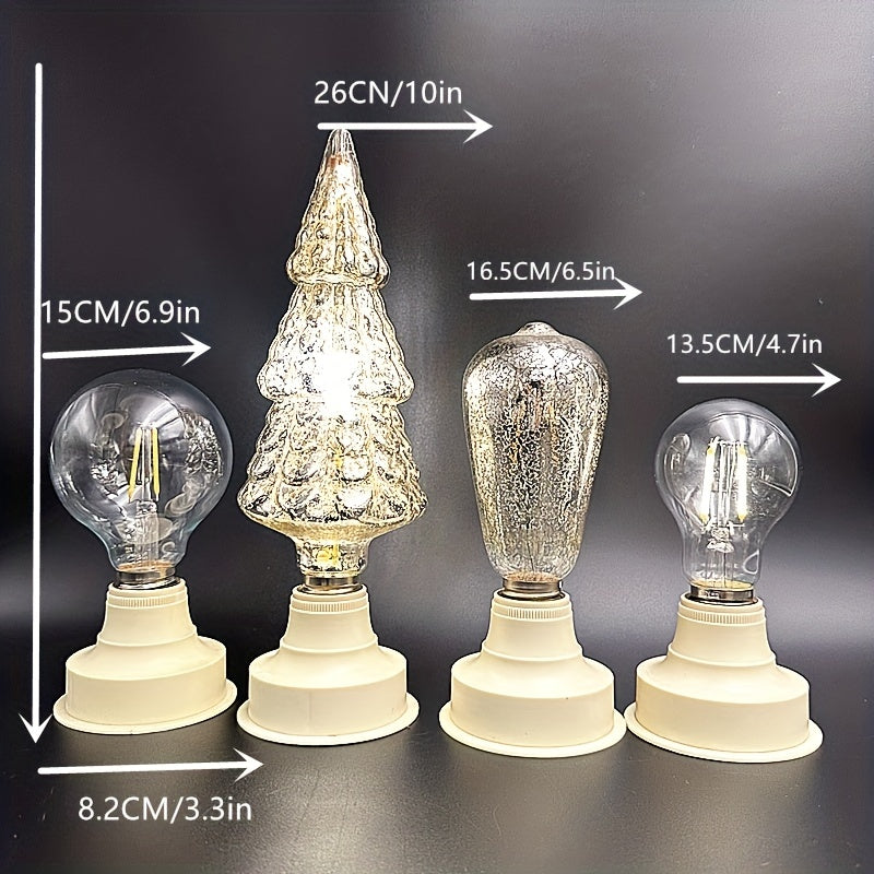 Vintage Electroplating G80 Christmas Tree Low Voltage Nightlight