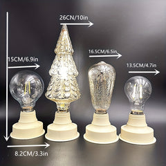 Vintage Electroplating G80 Christmas Tree Low Voltage Nightlight