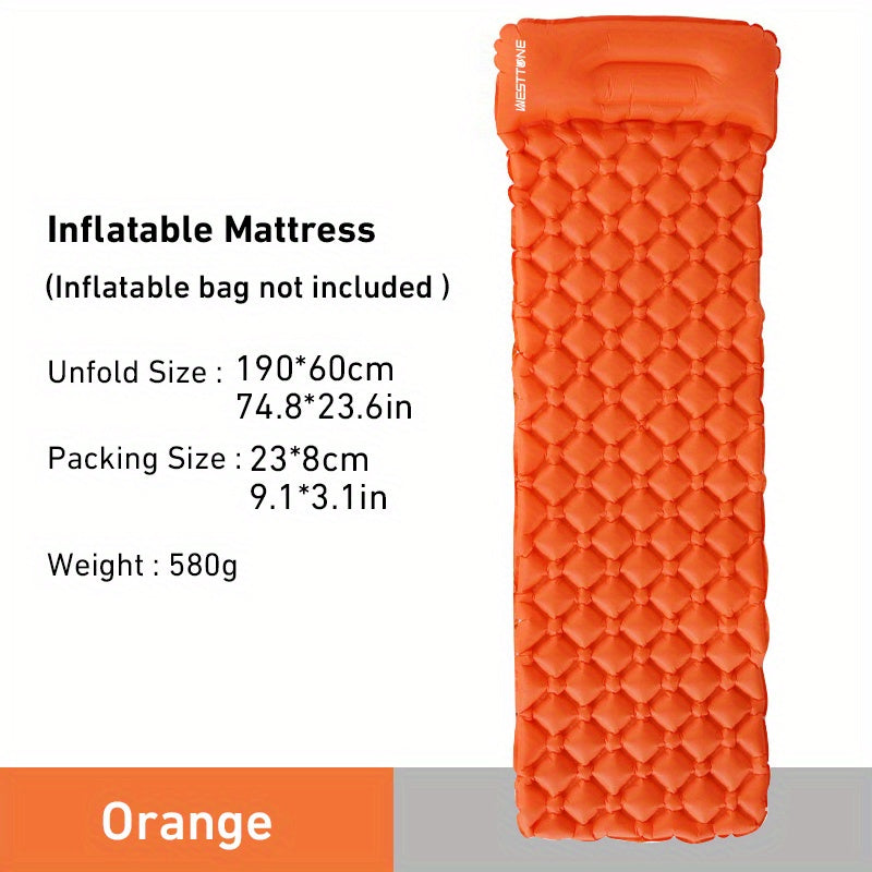 Ultralight Inflatable Sleeping Pad for Travel & Hiking