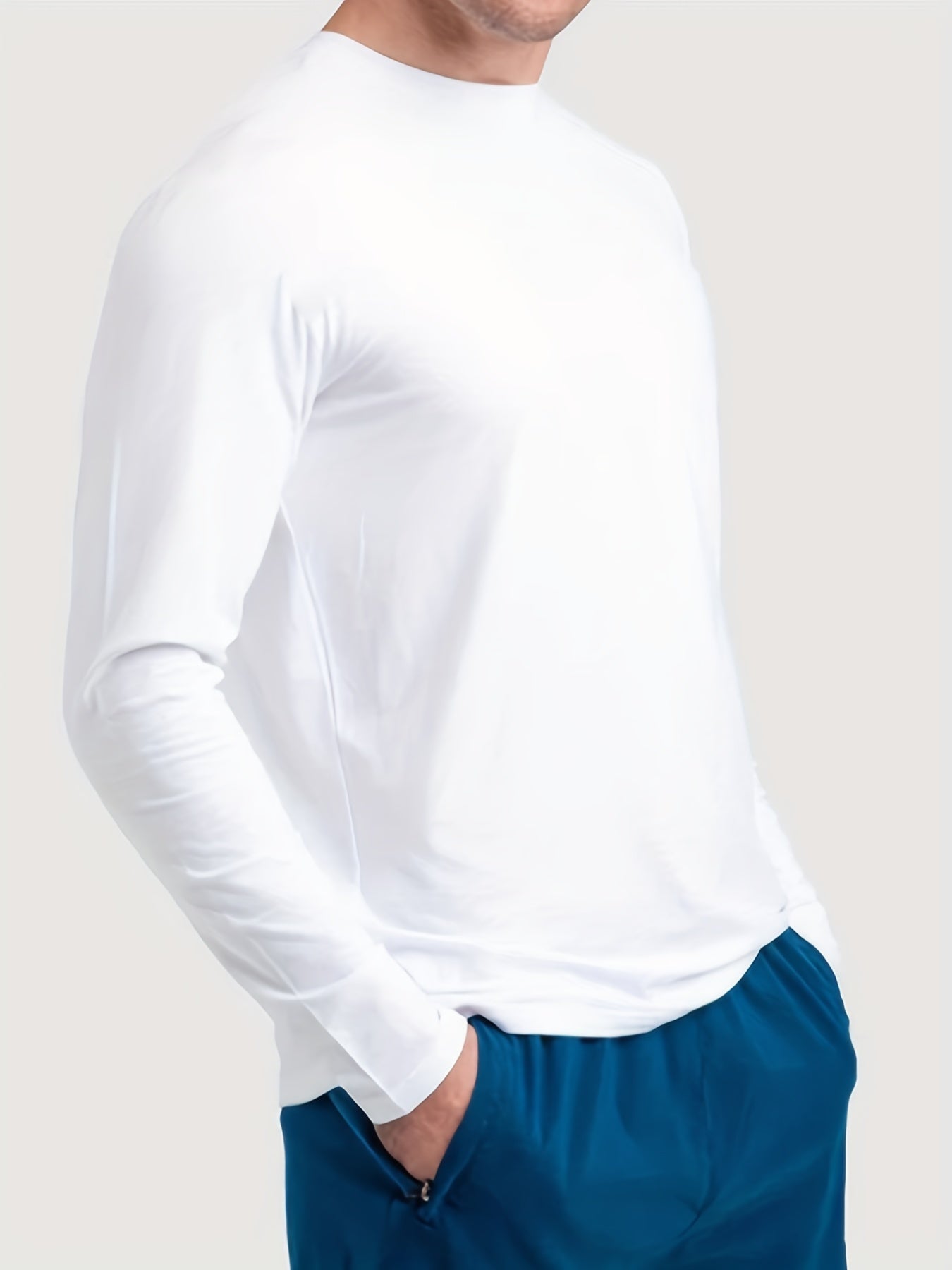 Men's Basketball Training Long Sleeve T-shirt Quick Drying Sports Top