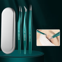 3pcs Acne Clip Blackhead Removal Tweezers Skin Care Tools