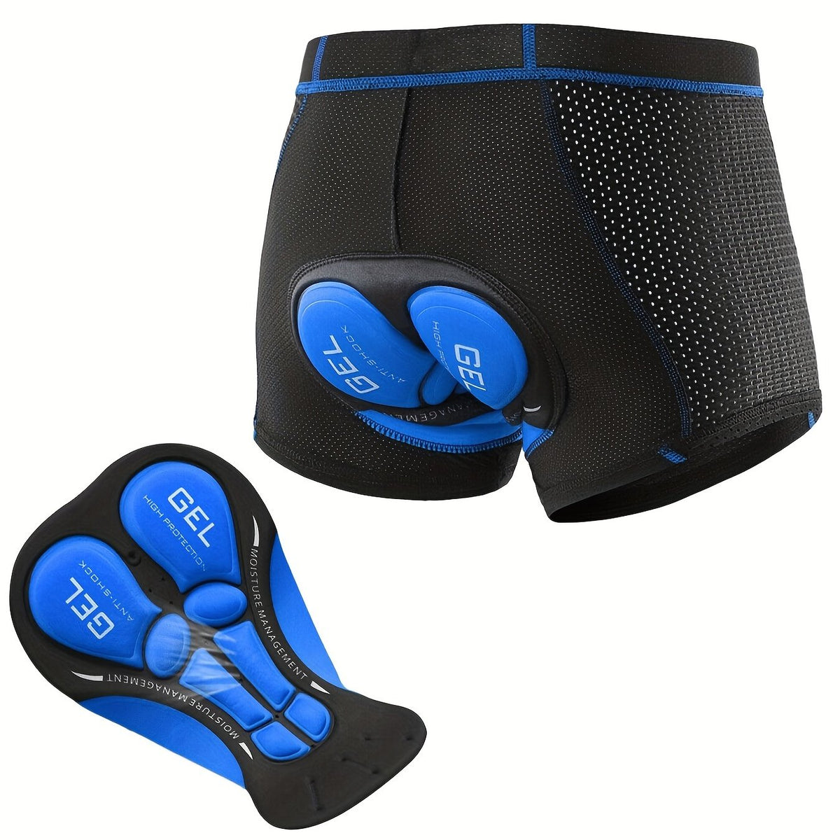 Men's Cycling Shorts with 3D Padding for Comfortable Riding