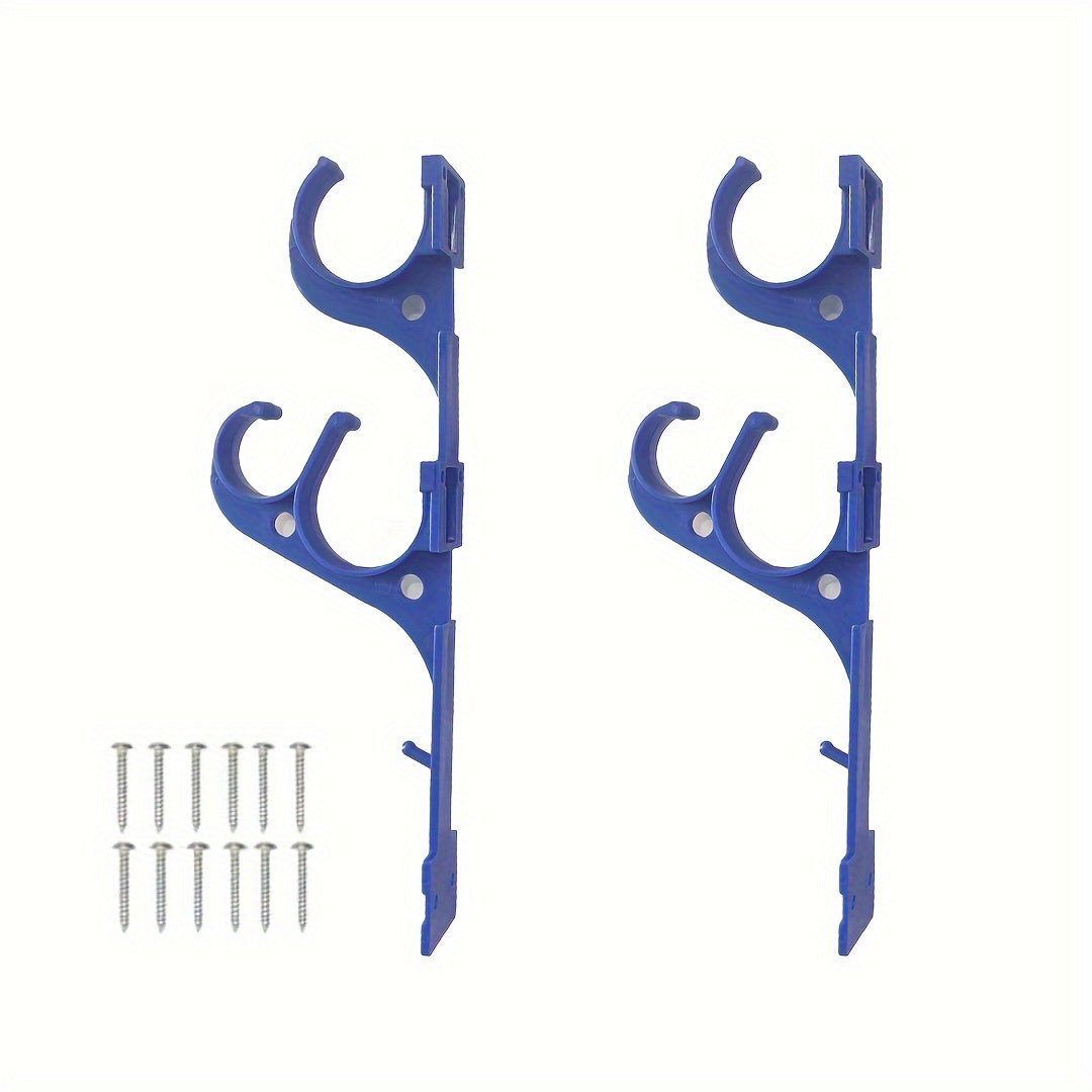 Swimming Pool Pole Hanger Support Hook Leaf Rake Skimmer Vacuum Hose Rod Bracket