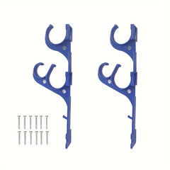 Swimming Pool Pole Hanger Support Hook Leaf Rake Skimmer Vacuum Hose Rod Bracket