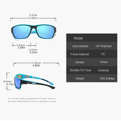 Men's Polarized Sunglasses XY431 Driving Running Fishing Golf Shades