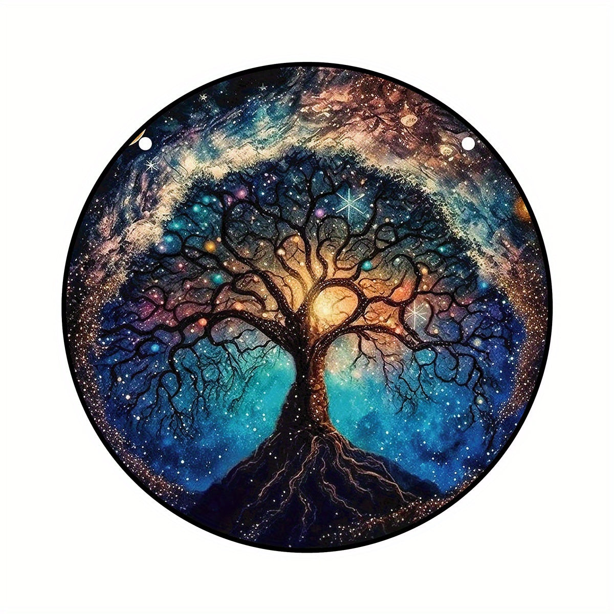 Tree Of Life Suncatcher Stained Plastic Window Hanging Home Decor Garden Decor