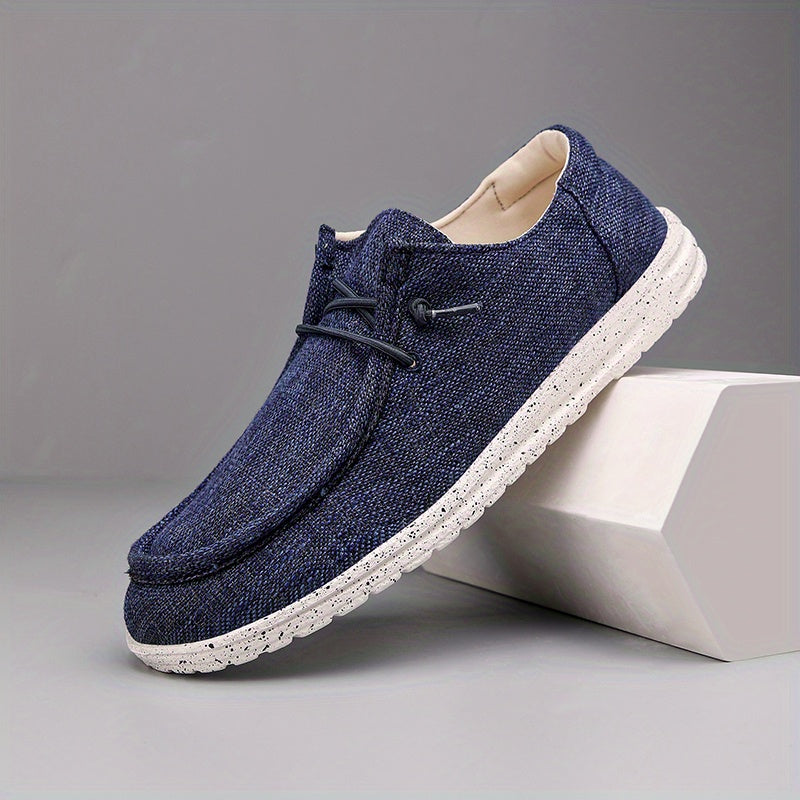 Men's Casual Loafers Minimalist Solid Outdoor Round Toe Shoes