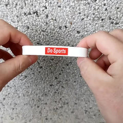 2pcs Silicone Sports Bracelet for Active Lifestyles - Comfortable Wristband