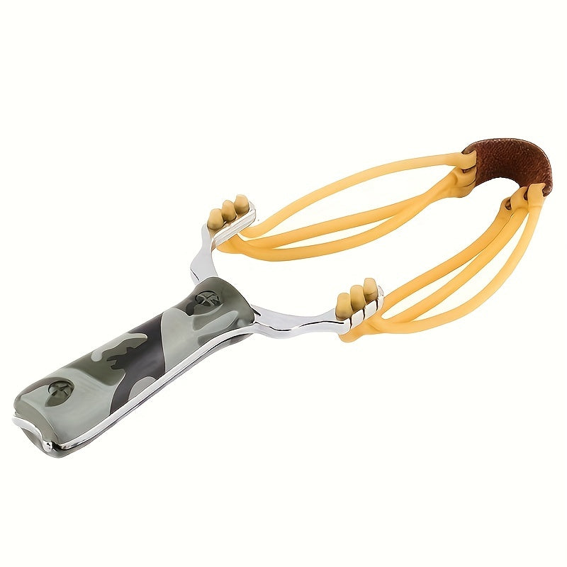 Camo Handle Slingshot for Outdoor Shooting Practice