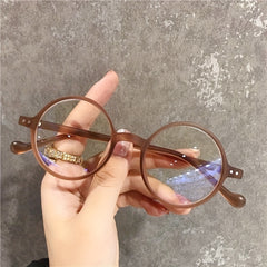 Round Clear Lens Glasses For Women Men UV400