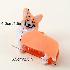 Acrylic Dog Hair Claw Puppy Shark Claw Back Head Clip