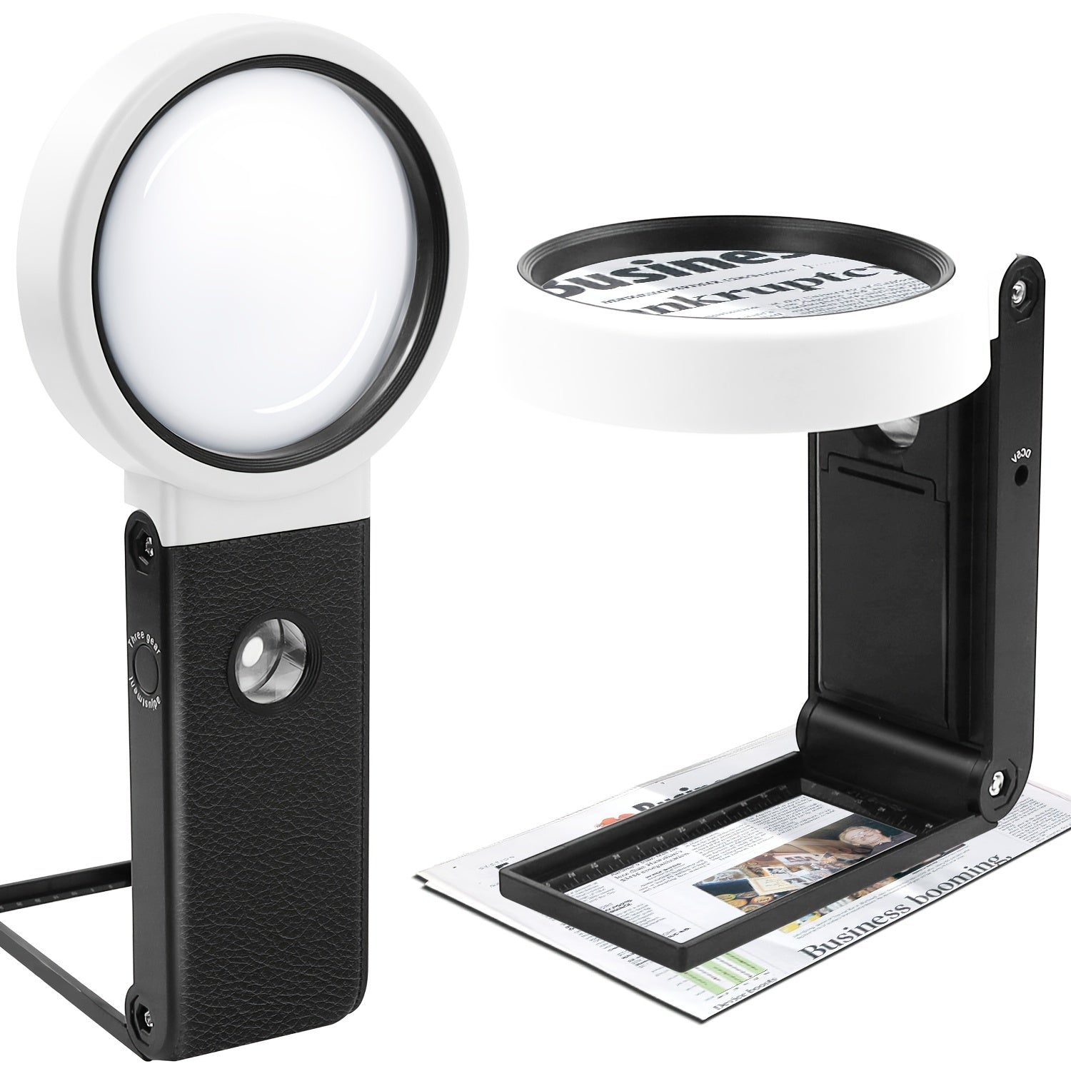 LED Lighted Magnifier Portable Magnifying Glass