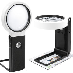 LED Lighted Magnifier Portable Magnifying Glass