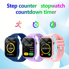 Kids Smart Watch with Flashlight Camera Step Counter & Touch Screen