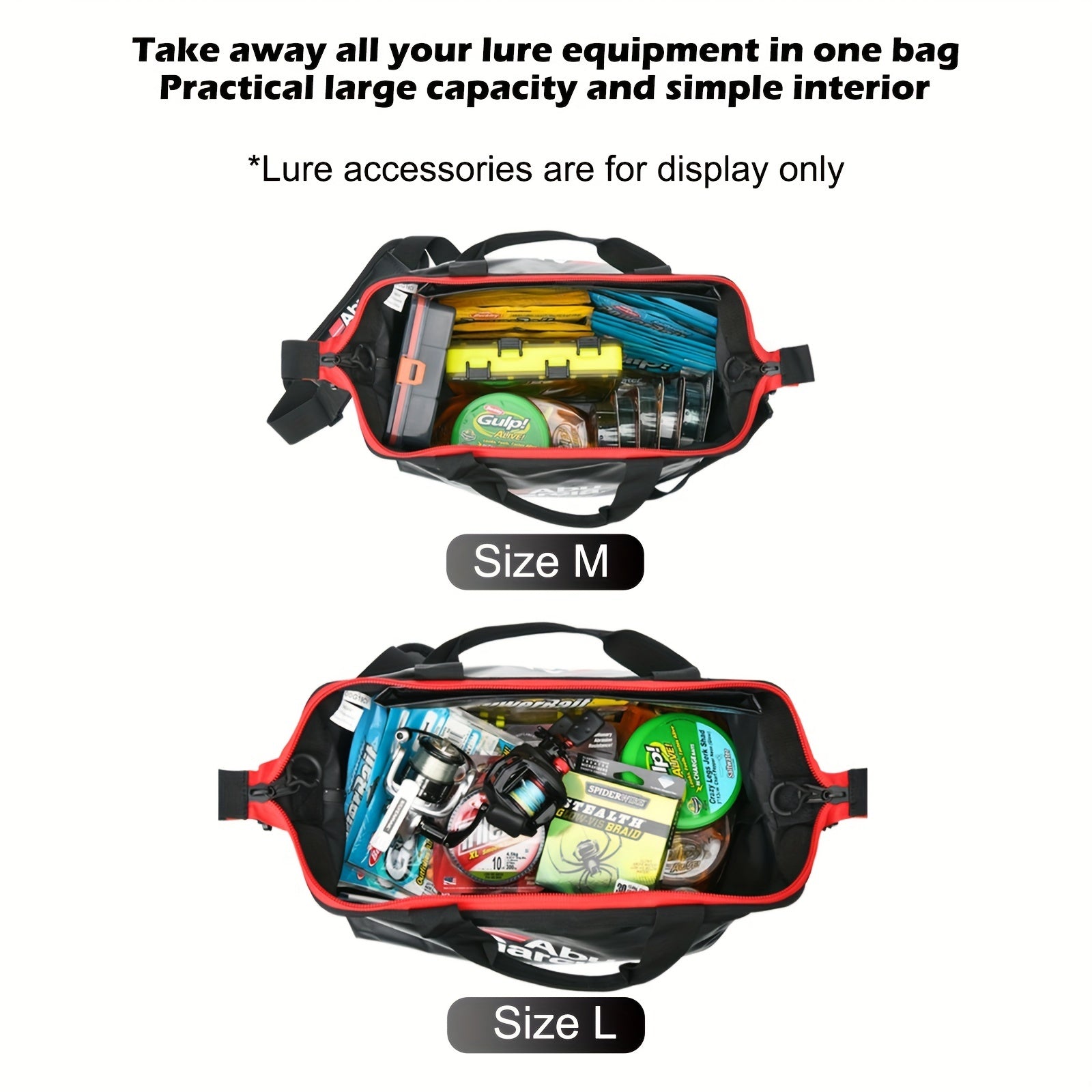 Large Capacity Storage Bag Portable Waterproof Bag for Fishing Travel Fitness