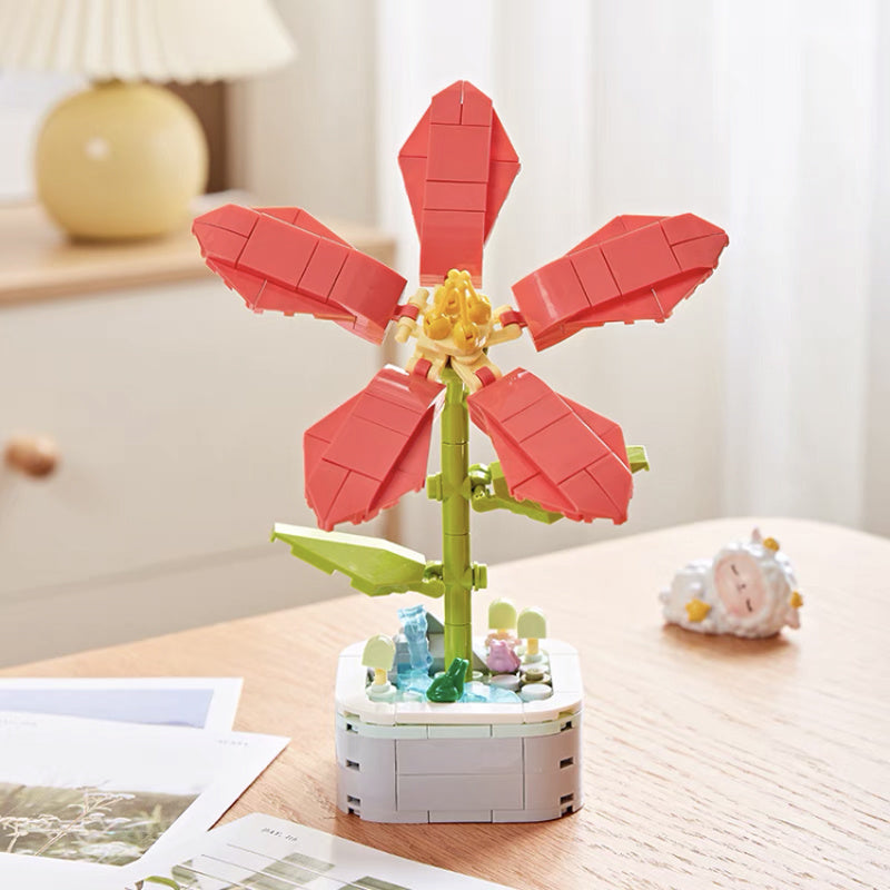 Immortal Flower Building Blocks Creative Flower Building Kit